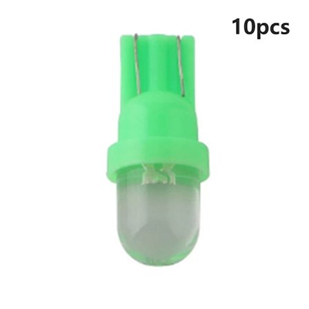 10 stk LED Dashboard Lys Bil Instrument Pære GRØN