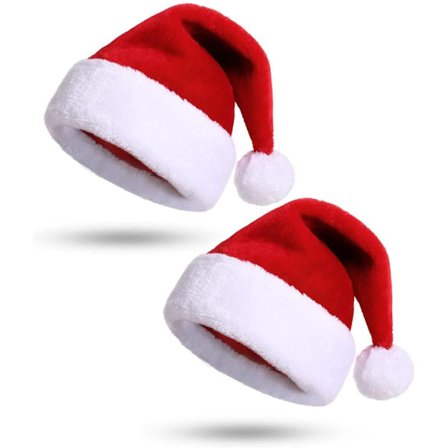 Julemandshue Pakke Julehuer Voksen Luksuriøs Julemandshue til Julefest, One Size til Voksne og