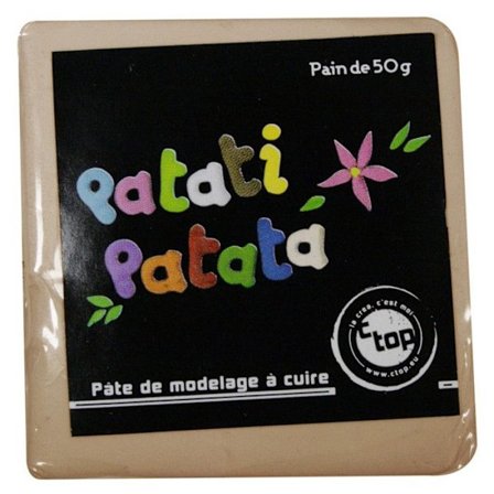 Pasta polymer för modellering Patati Patata Taupe 50 g
