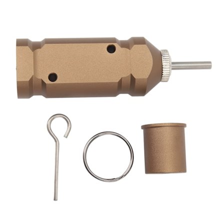 Perimeter Trip Alarm Aluminiumlegering Utlösningslina Perimeterlarm Tidig Varnings Säkerhetssystem för Camping och Egendomssäkerhet Brun