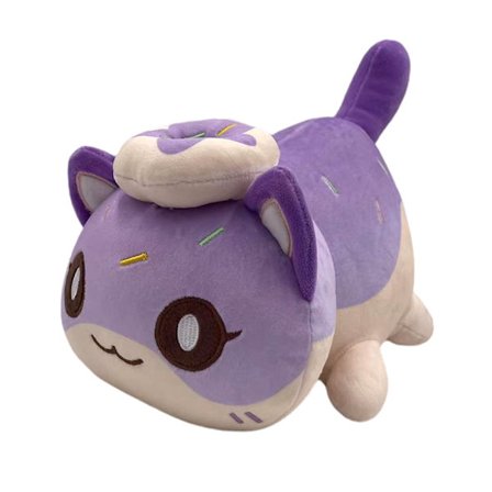 Meemeows mat Aphmau kattdocka plyschleksak söt munkfylld