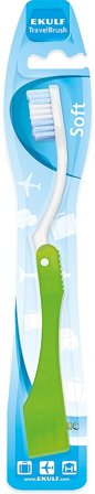 Ekulf TravelBrush Tandbørste, Tøj & Bolig, Tandbørster, Rejsetandbørster