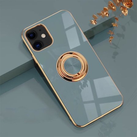 Lyxigt Stilrent skal ‘iPhone 13‘ med ring ställ-funktion Guld