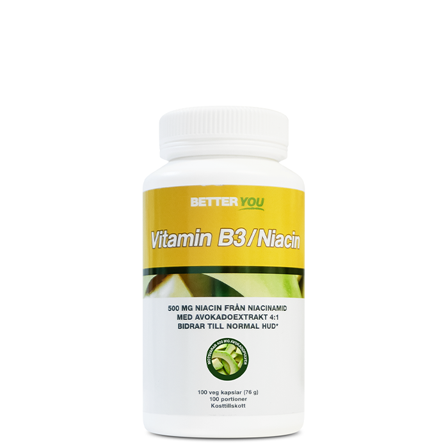 Better You Vitamin B3 Niacin 100 caps