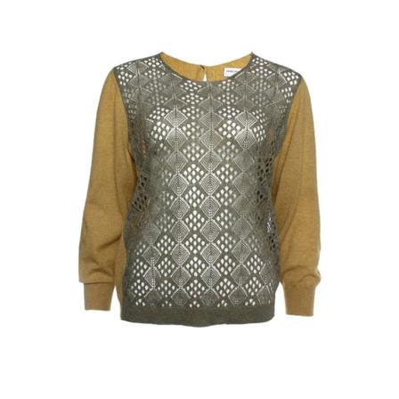 Dries van Noten Pre-owned Pre-ownedFabrictops , Groen , Dames , Maat: L Vintage Tops
