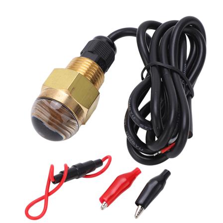 12V 12W veneen LED vedenalainen valo messinki NPT1/2 laivan tyhjennystulppavalo huviveneen lisävarusteille