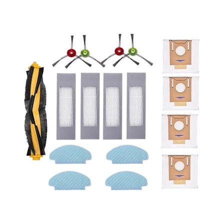For DEEBOT N10 N10 PLUS Robotstøvsuger Hovedsidebørste HEPA-filter Moppklut Støvpose - Perfekt