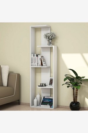 Hanah Home - Reol Wand - Hvid - Bogreoler - Fra Homeroom