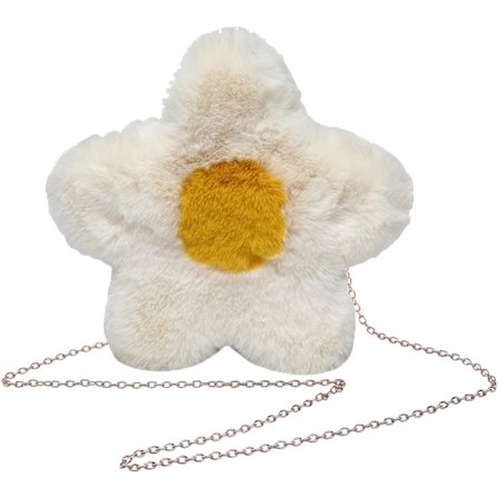 Sødt plys crossbody taske til kvinder, chic lille skuldertaske, pung til mobiltelefon til piger