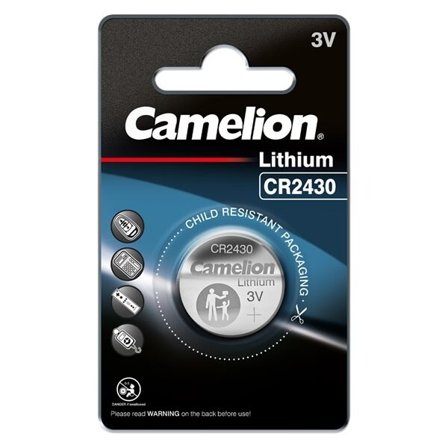 Camelion CR2430 litium knappcellebatteri 3V 1-pk
