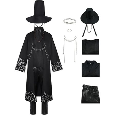 Bambino Saja Boys Jinu Cosplay Kostyme med Hettegenser Gutt Anime Demon Hunters Kostyme Sajaboys Jinu Uniform Jul Halloween Karneval Party