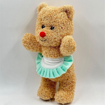 Gul bjørn smør bjørn søt smørbjørn plysjdukke leketøy gave til bursdager, bar mitzvahs, jubileer