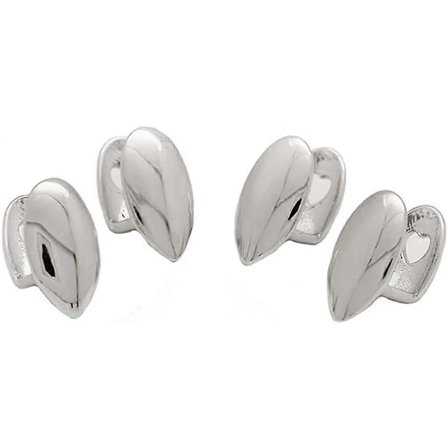 Metall Grillz Vampyrtænder Dracula Hip Hop Grill til dine tænder