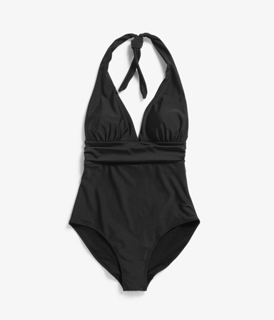 Kappahl | Strój kąpielowy z wiązaniem | Czarne