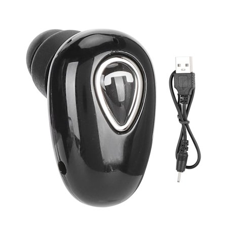 YX01 Bärbar Bluetooth-hörlurar Öronproppar Exklusive Laddningsbox Subwoofer HD-samtalSvart