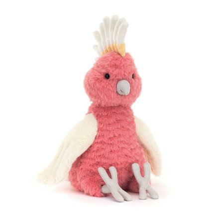 Jellycat 25 cm Squawkatoo plysjleketøy
