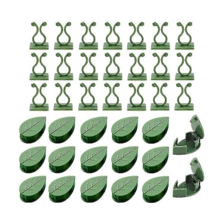 100 kpl kasviklipsiä, jotka sopivat kiipeileville kasveille, vahvat itseliimautuvat kasvien kiipeilyseinäkiinnitysklipsit Invi