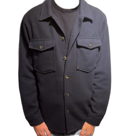 Mörkblå overshirt(strömberg)