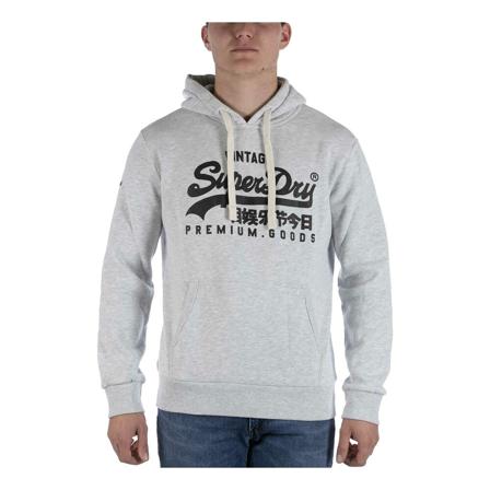 Superdry, Hoodies Grijs, Heren, Maat:M