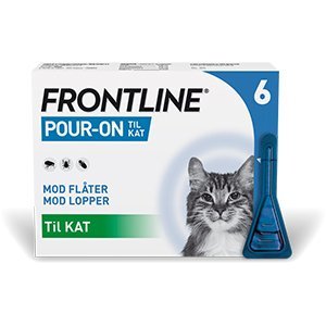 Frontline Pour-on Vet Kat, 6 x 0,5 ml