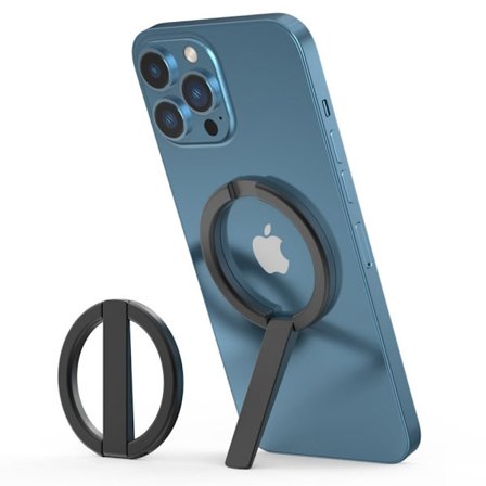 R-JUST Universal ringformad telefonhållare - Svart