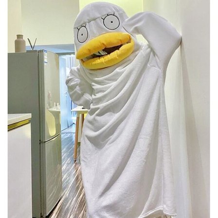 Syksyn ja talven unisex keltainen ankka pyjama