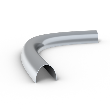 PM FLEX 0666913 Kabelskydd stål, böj 34 mm, Installationsmaterial