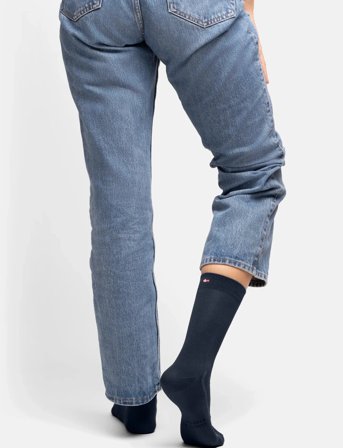 Danish Endurance Bamboo Dress Socks 3-Pack - Blue - 35-38