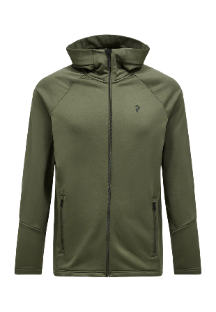Peak Performance M Rider Essentials Zip Hood Tröjor Herr Grön
