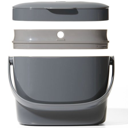 Oxo Easy-Clean Komposybeholder 6,6 L, Charcoal