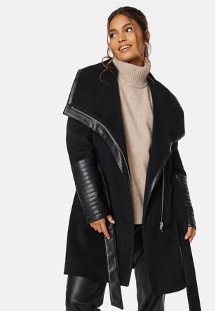 ROCKANDBLUE Funnel Coat 89900 Black Klær