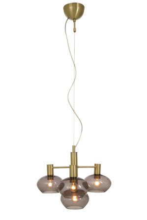 Aneta Lighting BELL taklampe 4-lys, matt messing/sotet, 4 x E14