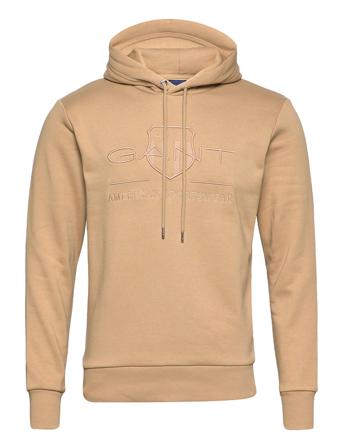 Reg Tonal Shield Hoodie Beige GANT