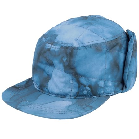 Dedicated - Jokkmokk Abstract Ink Blue Earflap Earflap Blue Cap - @ Hatstore