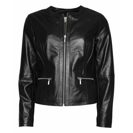 2-Biz Leather Jas , Zwart , Dames , Maat: M
