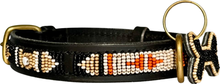 Zinj Design Skinny Swahili Antique Collar L 61 x 2,1 cm