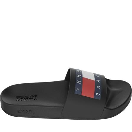 Tommy Jeans flag pool sliders Sort, Dame, Størrelse: 39 EU