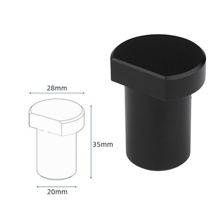 Työpenkkitappi Työpenkin tulpat MUSTA 20MM 20MM