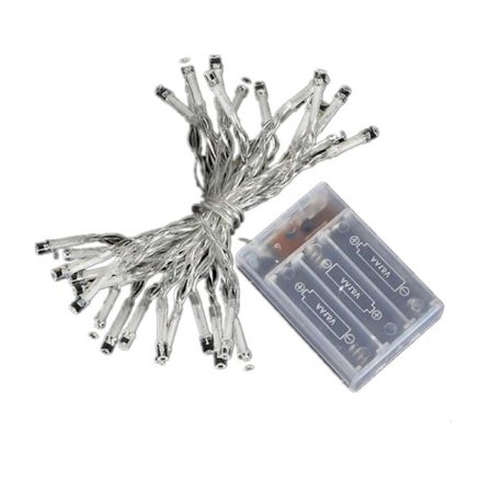 Strandsko Ljusslinga med 20 Strandskor, Batteridriven, Sommarstrand och Tropiska Ljus