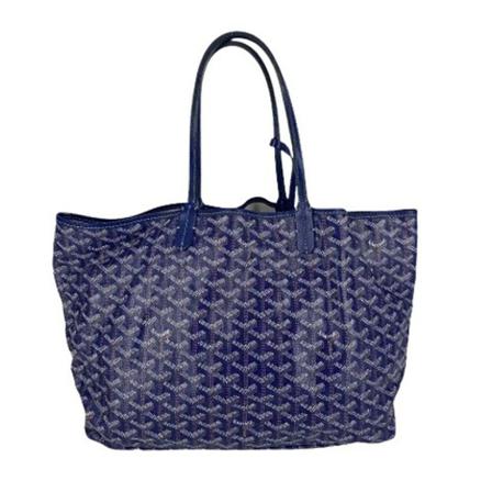 Goyard Vintage, Pre-owned Coated canvas shoulder-bags Blauw, Dames, Maat:ONE Size,print