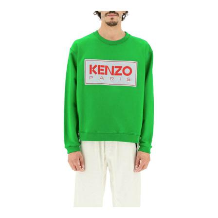 Kenzo, Knitwear Groen, Heren, Maat:L,Cotton