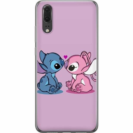 Huawei P20 Genomskinligt Skal Lilo And Stitch