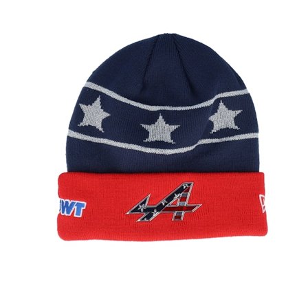 New Era - Motor Blu cuff Beanie - Alpine F1 F1 24 Vegas Navy/Red Cuff @ Hatstore
