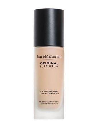 bareMinerals Original Pure Serum Radiant Natural Liquid Foundation Mineral Spf 20 Fair Cool 1 - 30 ml