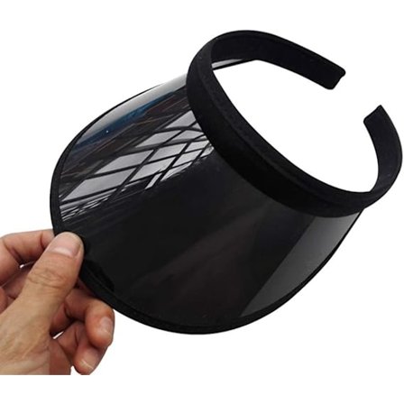 Solskjerm UV-beskyttelse hatt caps solhatt sport transparent hatt hodeplagg for kvinner menn golf tennis sykling