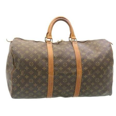 Louis Vuitton Vintage, Pre-owned Keepall 50 Bag Bruin, Dames, Maat:ONE Size