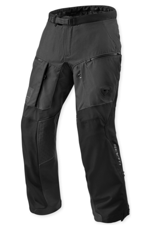 Spodnie Motocyklowe REV'IT! Continent 2 Antracyt/Czarny XXL Krótkie