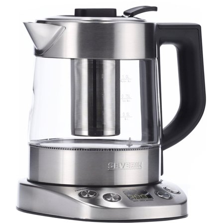 Severin Deluxe tekoger/elkedel, 1 liter - Stål og klar | KitchenOne