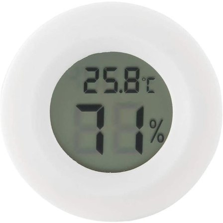 Reptil och amfibie digital termometer hygrometer digital reptil termometer digital reptil hygrometer (vit)