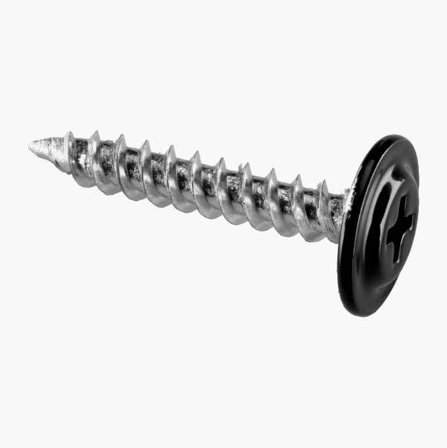 Biltema - Monteringsskrue 4 2 x 25 mm svart